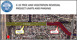 Click for map of C-15 Tree and Vegetation Removal Project
