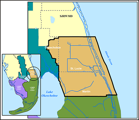 upper east coast water supply plan map