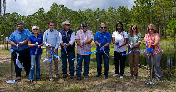 Partin Family Ranch Project Ribbon Cutting