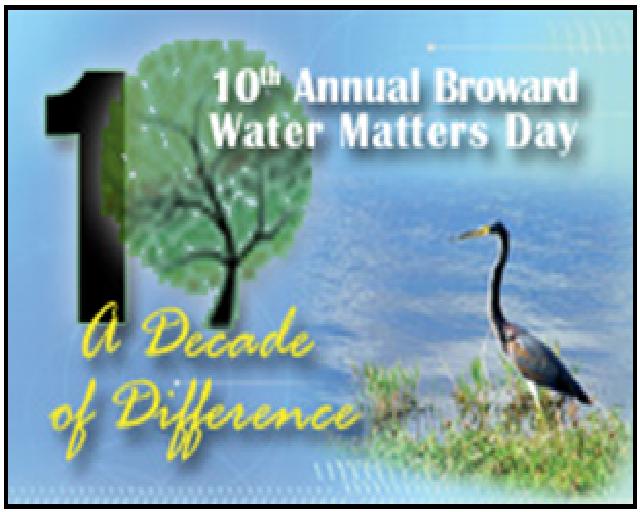 Broward water matters South Florida Water Management District