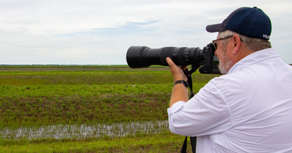Man taking pictures of C-44 STA